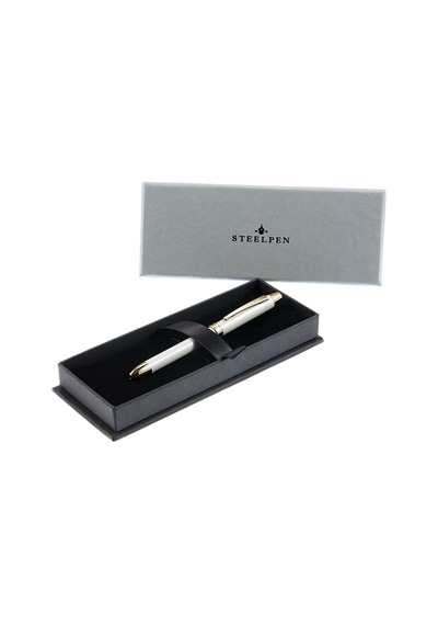 Steelpen 430-4 3 Fonksiyonlu Tükenmez Kalem Beyaz Çok Renkli