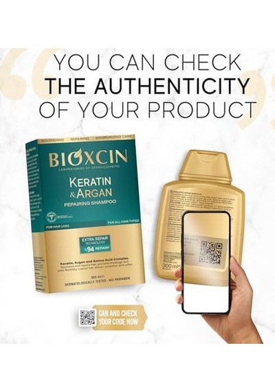 Keratin & Argan Onarıcı Şampuan 300 Ml Yıpranmış Saçlar İçin Nemlendirici Ve Onarıcı Bakım