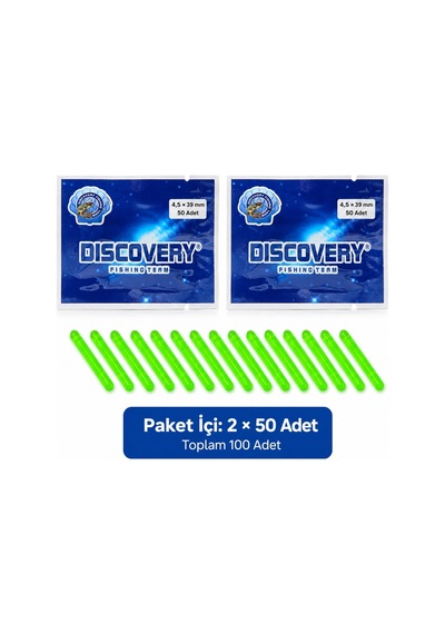 Discovery Çiftli Işıldak Fosfor 4,5x39mm 50 Li Paket