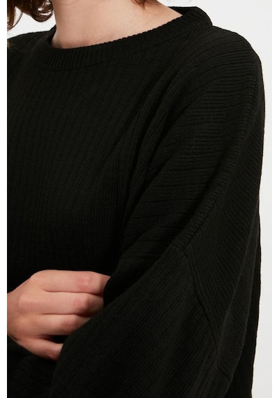 Ersefa Tarz Kadın Modern Moda Normal Bel Boru Paça Bisiklet Yaka Basic B siyah Ersefa Tarz Kadın Modern Moda Normal Bel Boru Paça Bisiklet Yaka Basic B siyah