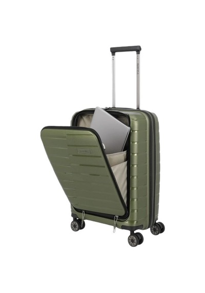 Travelite Ön Cepli Air Base Trolley S Kabin Boy Valiz Yeşil