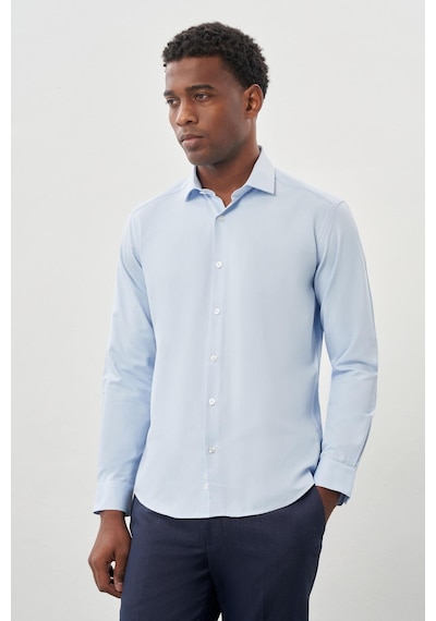 İmza Koyu Mavi Uzun Kol Düz Bez Ayağı Yarım İtalyan Yaka Cepsiz Pamuklu Classic Slim Fit Gömlek 1004245268 Koyu Mavi İmza Koyu Mavi Uzun Kol Düz Bez Ayağı Yarım İtalyan Yaka Cepsiz Pamuklu Classic Slim Fit Gömlek 1004245268 Koyu Mavi