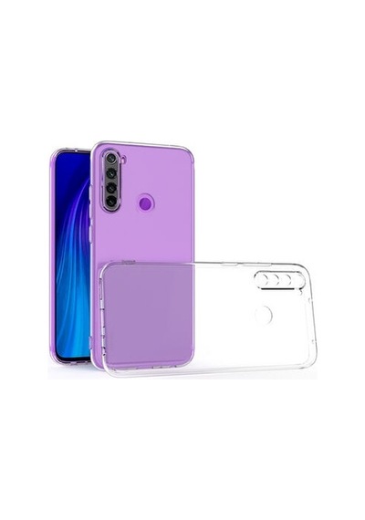 Xiaomi Redmi Note 8 İle Uyumlu Kılıf Şeffaf Kamera Korumalı Esnek Silikon Telefon Kılıfı Kapak