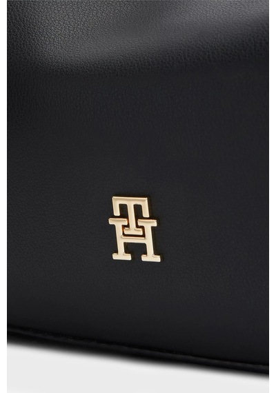 Tommy Hilfiger Çıkarılabilir Askılı Mini Çanta Kadın Çanta Aw0aw18743 Bds Siyah