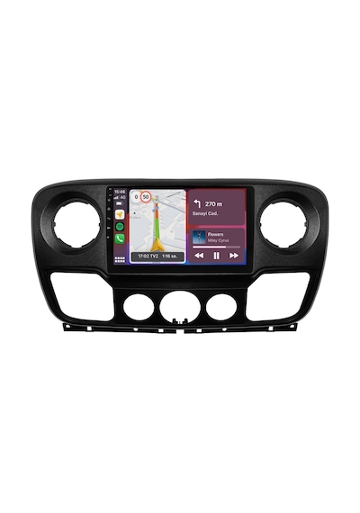 Renault Master 3 Android Multimedya Sistemi 2010-2018 4gb Ram, 64gb Hafıza, Bluetooth, Carplay & Android Auto Kamera  9"