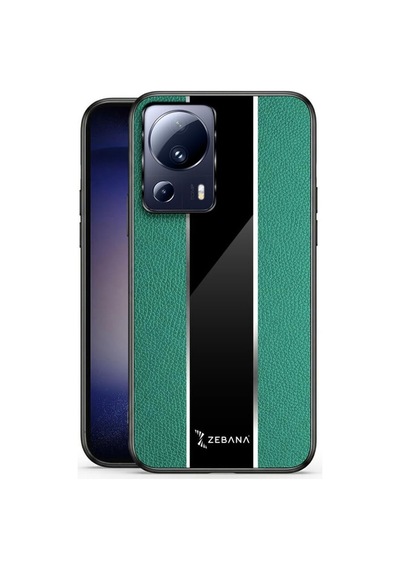Xiaomi Mi 13 Lite İle Uyumlu Kılıf Premium Deri Kılıf Yeşil Sku: Zeusb0c4291hcw