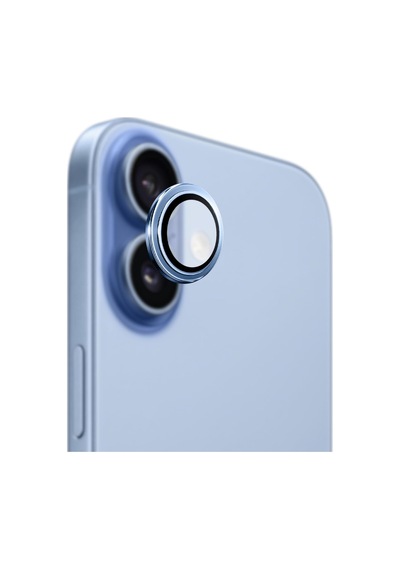 Safir Temperli Kamera Lens Koruyucu, İphone 17 İle Uyumlu Sis Mavisi