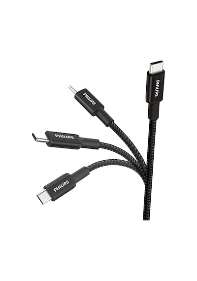 Philips Dlc7060c 240w Type-c To Type-c Örgü Şarj Kablosu 2m