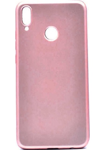 Huawei Honor 8x Kılıf Zore Premier Silikon Kapak Rose Gold