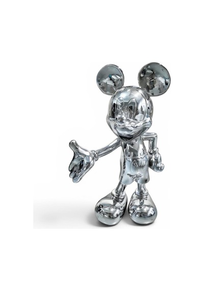 Mickey Mouse Küçük Biblo Gümüş Kaplama 29 Cm