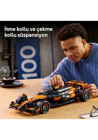 LEGO® Technic™ McLaren MCL39 F1® Araba 42228 - Yetişkinler için 2025 Model Araba İçeren Yaratıcı Model Yapım Seti (1675 parça)