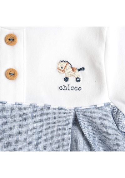 Chicco Erkek Bebek Paça İçinden Açılan Tulum 09101134000000 000033 Beyaz