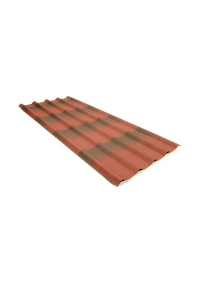 3 Adet Ondulin Zigana Tile Levha, Kırmızı, 89x200 Cm, 3.5 Mm