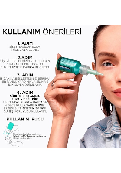 Bright Reveal Yenileyici Peeling Serum 25% Aha + Bha + Pha 25ml 2 Adet