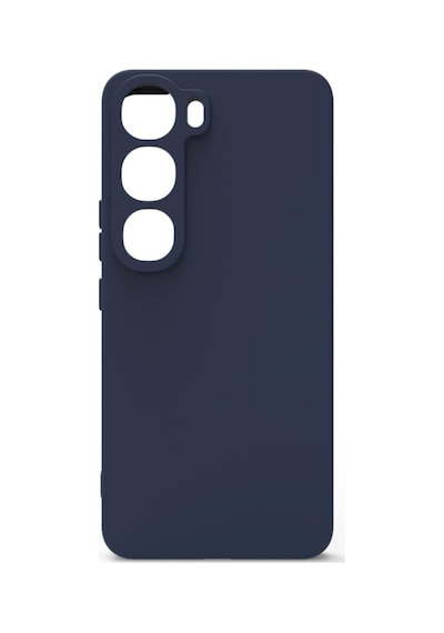Vivo V40 Lite Kılıf Kamera Korumalı Silikon Rubber Arka Kapak Lacivert