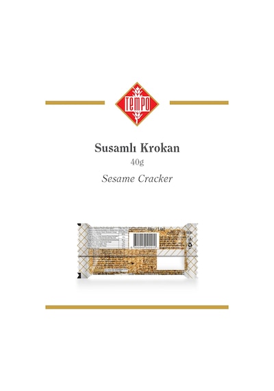 Susam Krokan 40 G X 12 Adet - Sesame Cracker
