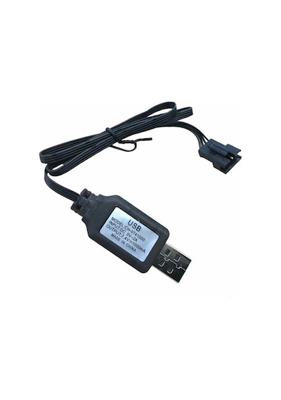 7.4v 4 Pin Lityum Pil Usb Şarj Kablosu Jst Sm-4p Soket Lipo Batarya Araba Oyuncak Rc Quadcopter Dron
