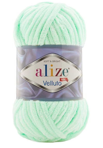 Alize Velluto 464 Mint Kadife El Örgü İpi