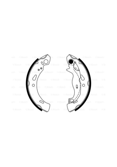 BOSCH 986487753 KAMPANA BALATA FIESTA VI 08- / MAZDA 2 07- 200x32