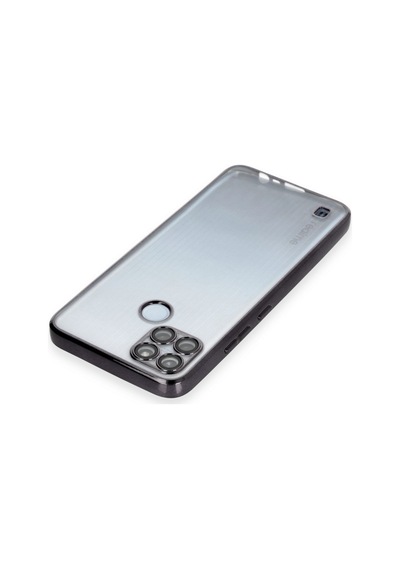 Realme C25y Uyumlu Kılıf Lensli Silikon - Siyah