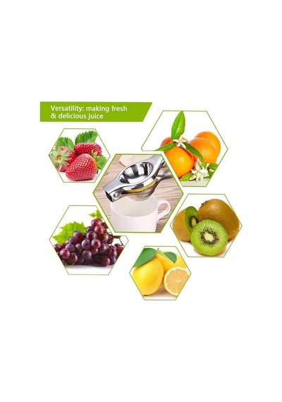 Ayrex Limon Sıkacağı Paslanmaz Çelik Manuel Meyve Sıkacağı Narenciye Sıkacağı El Sıkacağı Hızlı Saplı Pr Diğer