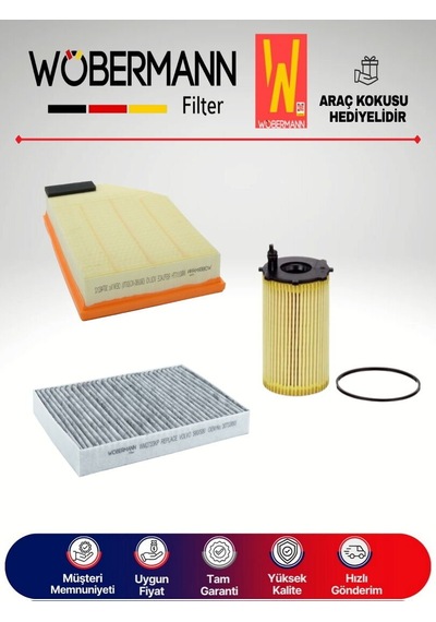 Wöbermann Volvo S80 1.6 Filtre Bakım Seti 2010-2011 3K