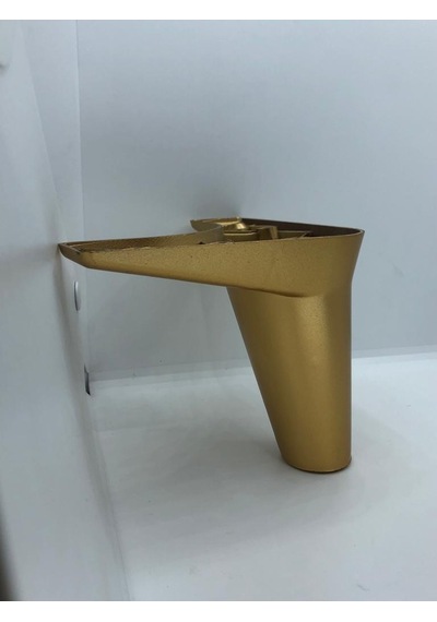 Karakoçaksesuar Plastik, 12x11x11 Cm Riva,Gold Koltuk,Baza,Mobilya Ayağı (4 Adet)