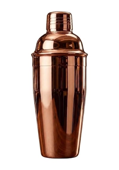 Tr Bakır Kaplama Paslanmaz Çelik Kokteyl Shaker, 750 Ml