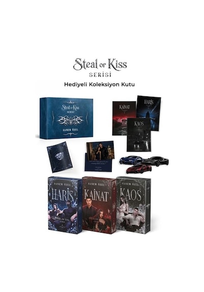 Steal Or Kiss Serisi Kenar Boyamalı 3 Lü Koleksiyon Kutulu