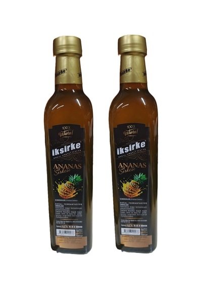 Iksirke Katkısız Ananas Sirkesi 500 Ml 2adet
