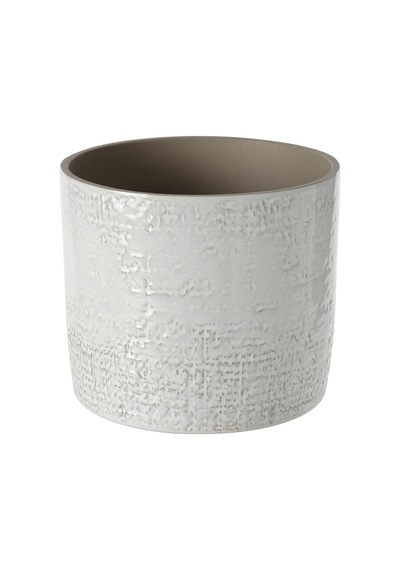 Seramik Saksı, Beyaz, 15 Cm Diğer