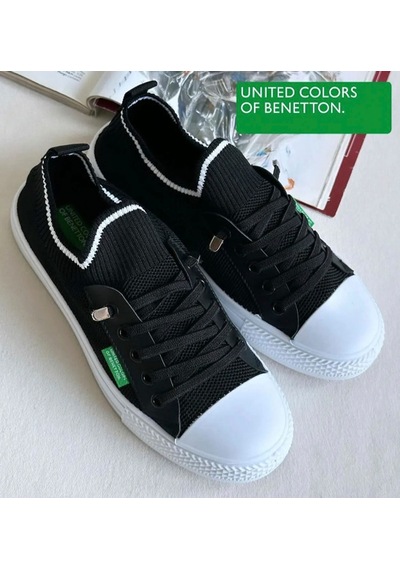United Colors Of Benetton Benetton 10233 Kadın Günlük Sneaker Ayakkabı Siyah