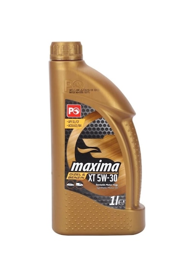 Petrol Ofisi Maxima XT 5W-30 Sentetik Motor Yağı 1 L