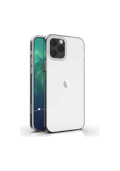 Apple Uyumlu iPhone 12 Pro Uyumlu Zore Süper Silikon Kılıf-renksiz Renksiz -