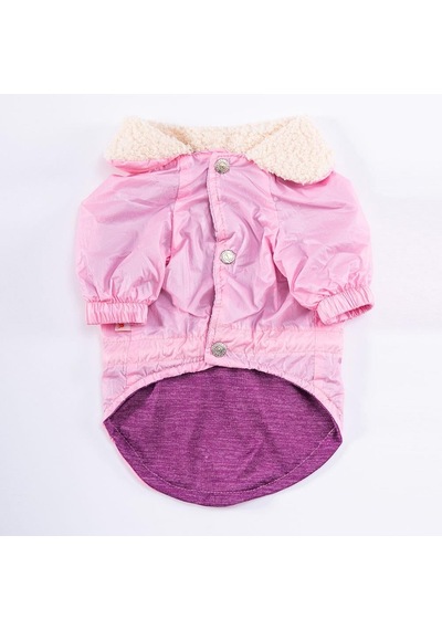 Pawstar Pink Brillante Su İtici Küçük Irk Köpek Yağmurluğu