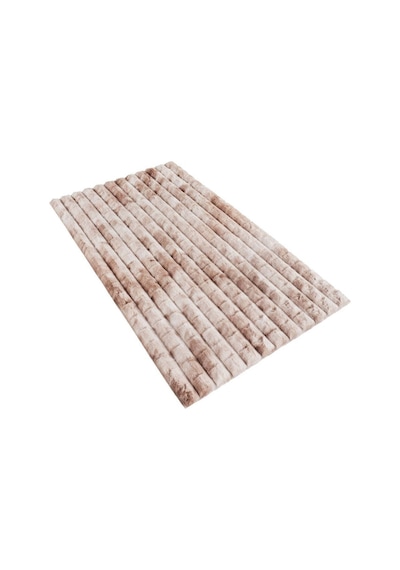 Yıkanabilir Yumuşak Peluş Post Shaggy Çocuk Odası Oturma Odası Salon Mutfak Halısı Diamante Batik Vizon