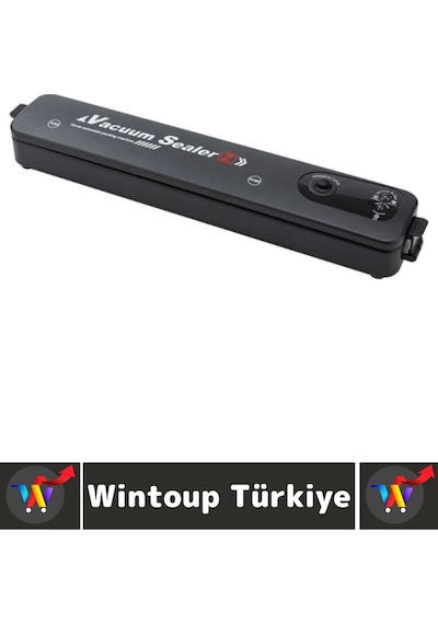 Wintoup Premium Mutfak Et Sebze Meyve Balık Tek Tuş Kolay Kullanım Otomatik Ev Tipi Gıda Vakumlama Makinesi