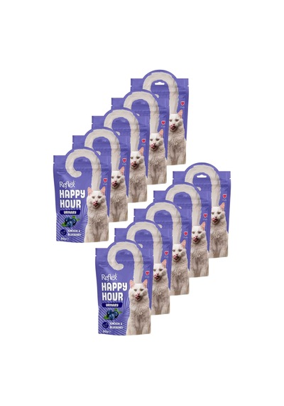 Happy Hour Tavuk Etli Ve Yaban Mersinli Kedi Ödülü 10 X 60gr