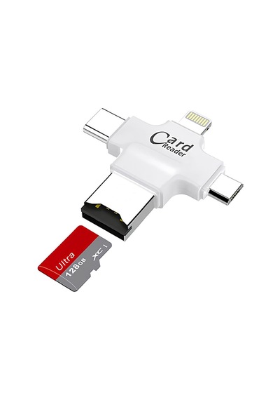 Daytona Hc05 Type-C Lightning Usb-A Microsd Tf Kart Okuyucu