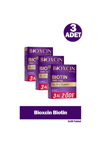Bioxcin Biotin 3 x 90 Tablet
