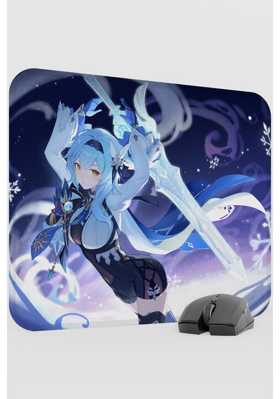Eula Genshin Impact Anime Gacha V4 - 48x40 Xl Gaming Mouse Pad Fare Altlığı