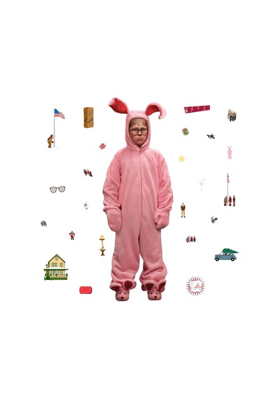 A Christmas Story Ralphie Bunny Suit Dev Duvar Çıkartmaları Diğer