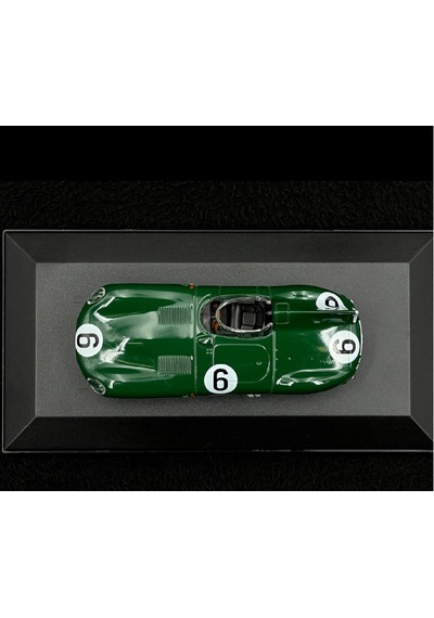 1:43 Ölçek Atlas 1955 Jaguar D-type 6 - Winner Lemans - Hawthorn Diecast Metal Minyatür Model Araba 10cm