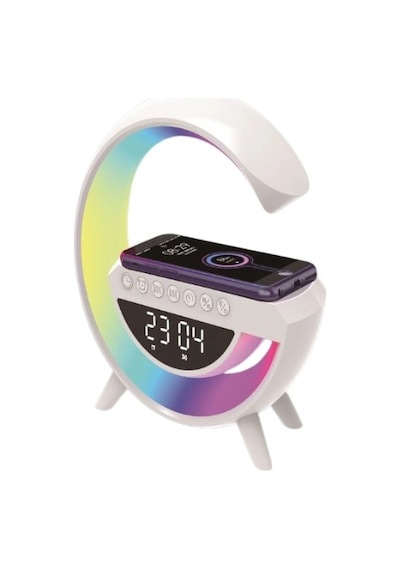 1 Adet Noas Yl86 1240 Simi Kablosuz Şarjlı Bluetoothlu Hoparlörlü Masa Lambası Rgb