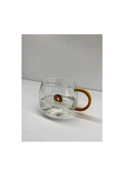 Harfli Cam Kupa Harfli Tasarım Harfli Cam Bardak 400 Ml O