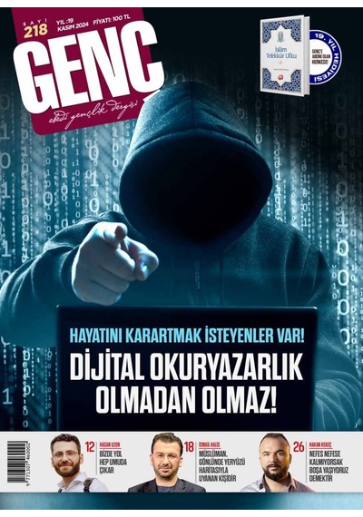 Genç Dergi 218.sayı Kasım 2024