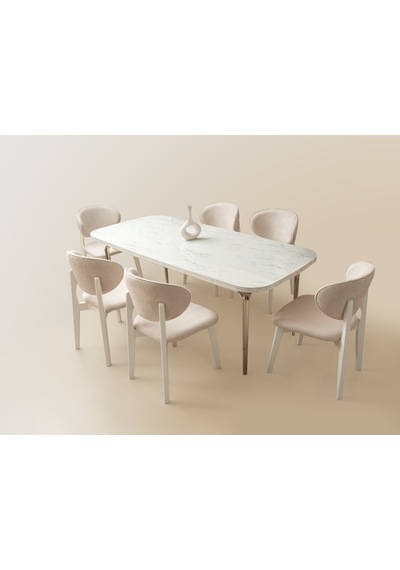 Napoli Mdf Yemek Odası Takımı Aytaşı