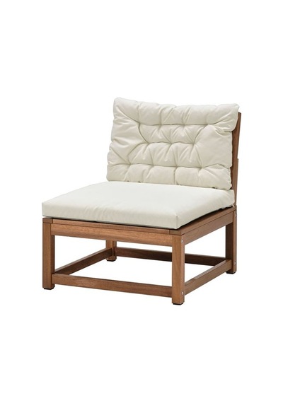 Ikea Nämmarö Bahçe Koltuğu Sırtlığı, Açık Kahverengi, 60x56 Cm