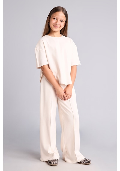 Defacto %100 Pamuk Regular Fit 2li Takım Kız Çocuk I0592a826aubg350 Bej-bg350