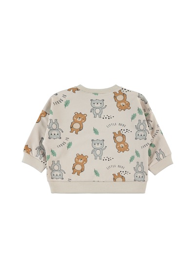Civil Baby Erkek Bebek Sweatshirt 6-18 Ay Ekru 19330g30123w1 Ekru